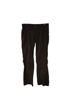 Prana Monarch Convertible Pant Hiking Climbing Zip Pocket Size 2 Brown Outdoors